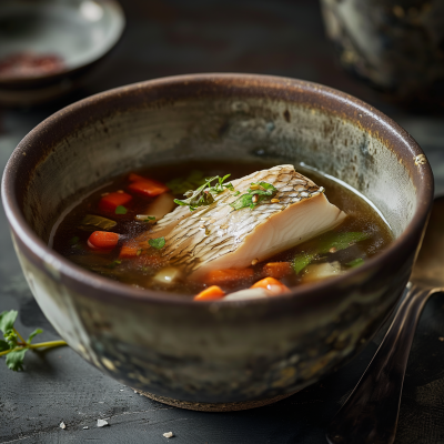 Commercial Fish Soup Photography