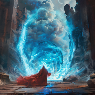 Sorcerer Opening a Portal