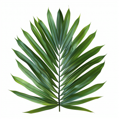 Tropical Green Palm Leaf