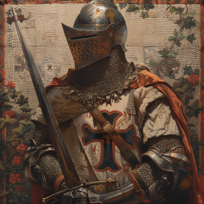 Teutonic Knight in Tapestry