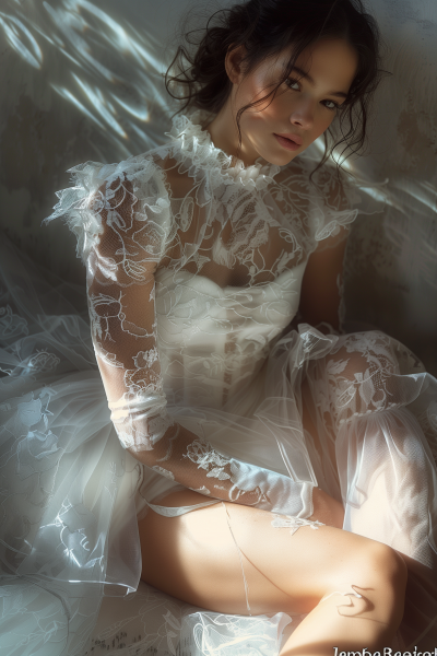 Delicate White Lace