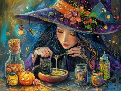 Witch’s Potion Making
