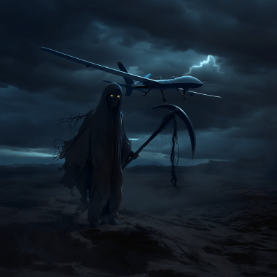 Grim Reaper in the Night