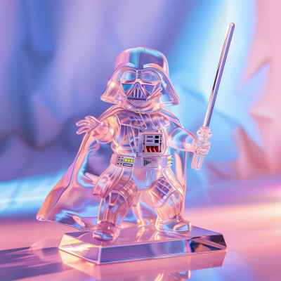 Iridescent Darth Vader Figurine