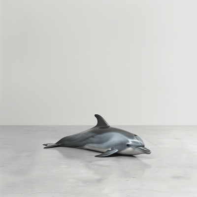 Dolphin in White Room