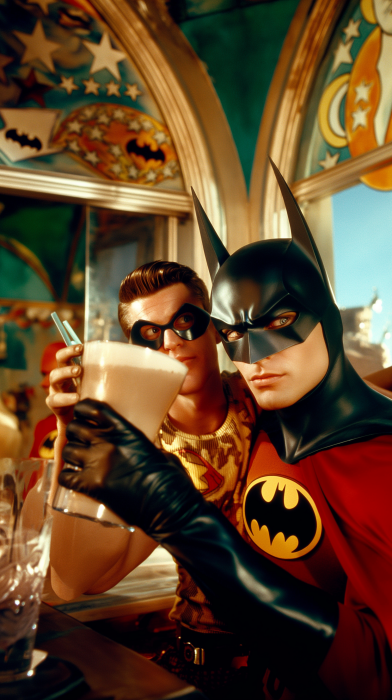 Batman and Robin’s Milkshake Adventure