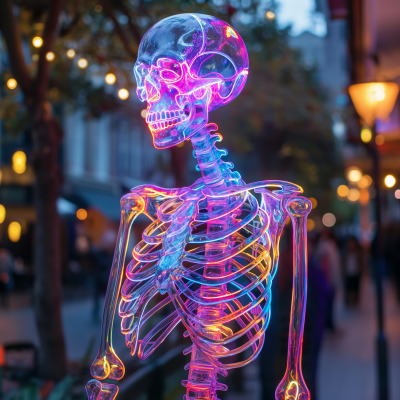 Neon Skeleton
