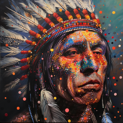 Post-Modern Native American Painting