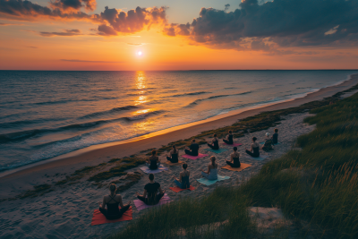Kundalini Yoga at Lithuanian Beach