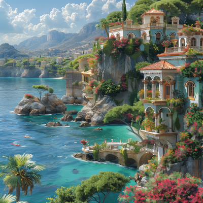 Mediterranean Seaside Villas