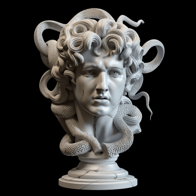 Medusa’s Head Statue