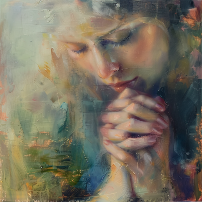 Uplifting Prayer Painting