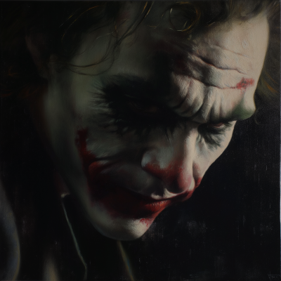 Dramatic Joker Portrait
