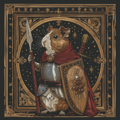 Medieval Knight Guinea Pig
