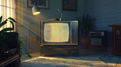 Modern Television Set in 1993