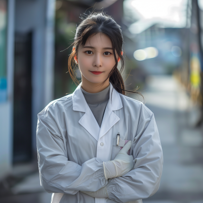 Stylish Korean Female Dentist