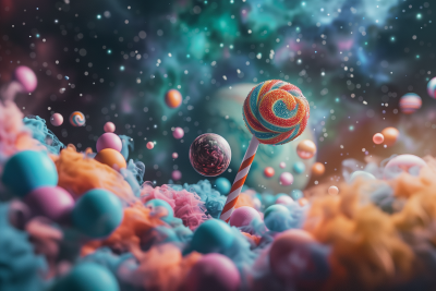 Candy Planet in Space