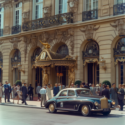 Hotel Ritz Paris in Place Vendome, 1987