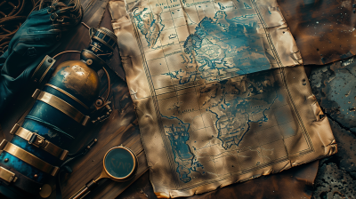 Lost Pirate City Treasure Map