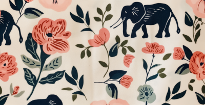 Elephant Repeating Pattern