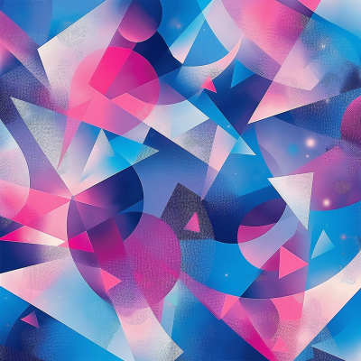 Abstract Geometric Shapes Background