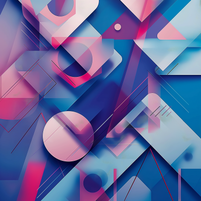 Dynamic Geometric Abstract Background