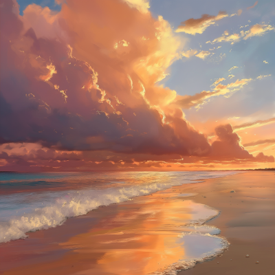 Golden Sunset Beach