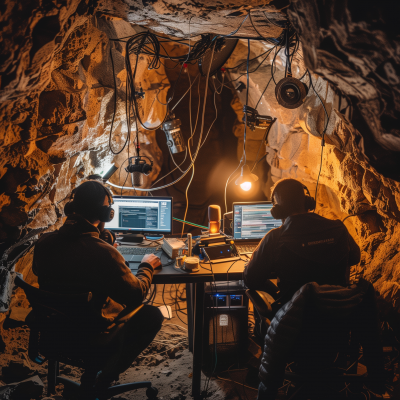 Cybersecurity Podcasting in a Hack Cave