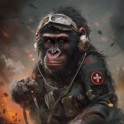 Baby Gorilla Combat Medic