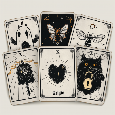 Tarot Card Album Cover Design