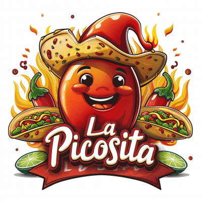 La Picosita Mascot Logo Design