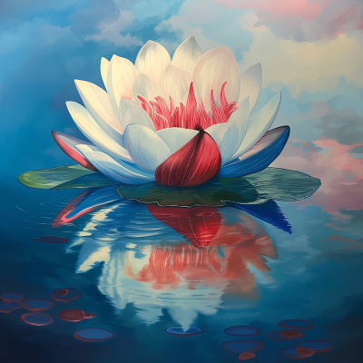 Lotus Flower on Water