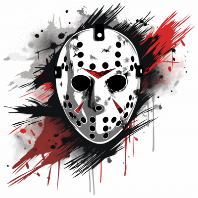 Friday the 13th Hockey Mask Logo