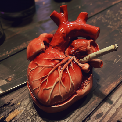 Anatomical Heart Ashtray