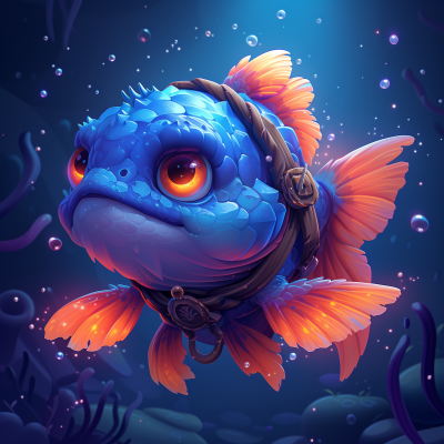 Fish Game Characters Illustration