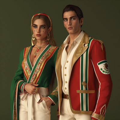 Mexico Olympic Opening Ceremony Models