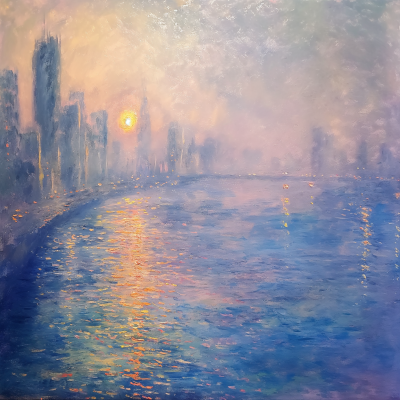 Cityscape in Monet Style