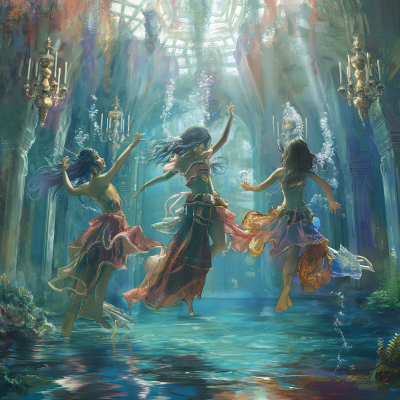 Underwater Persian Dancers