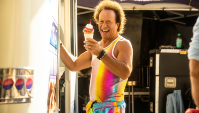 Colorful Shorts and Ice Cream Backstage