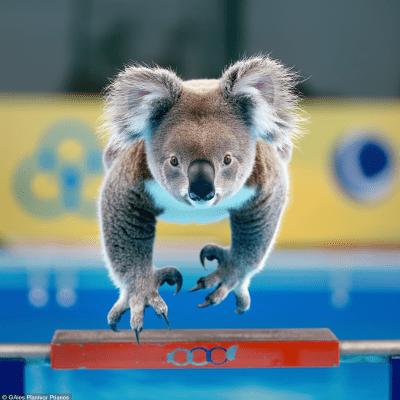 Springboard Diving Koala