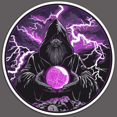 Evil Wizard Sticker