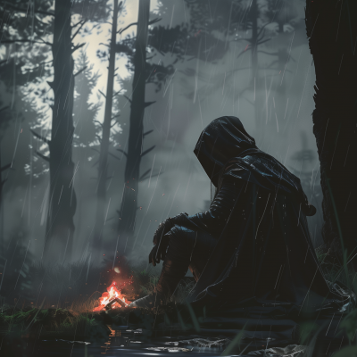 Old Republic Sith Lord by Campfire