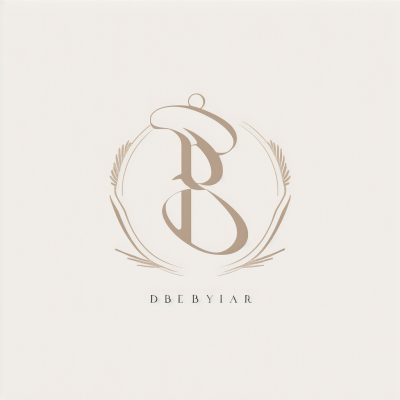 Ballet Brand Logo with Letter B Design