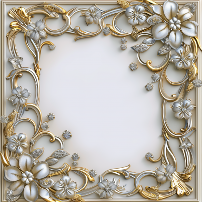 Luxurious Jewelry Photo Frame