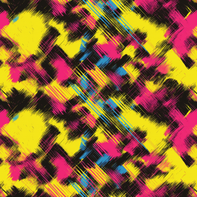 Neon Abstract 1980s Pattern