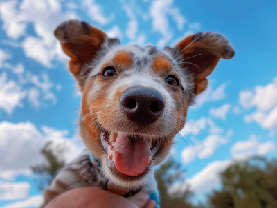 Happy Dog Portrait