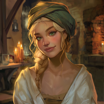 Medieval Tavern Lady
