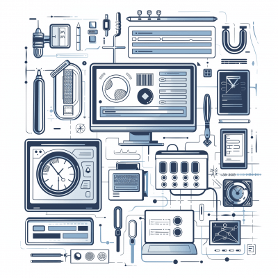 UI Components Catalog Illustration