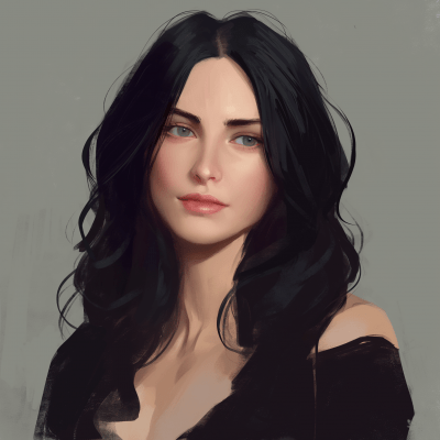 Portrait of a Woman in Art Style