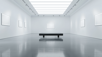 Empty Modern Art Gallery